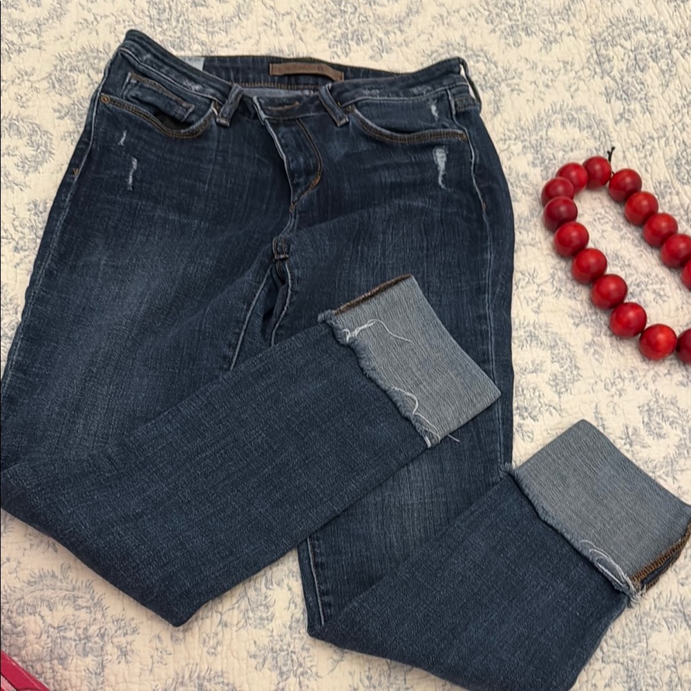 Joe's Jeans Blue Ankle Cropped Denim